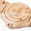 Watches men 100% Eco-friendly wooden watch mixed color sandalwood pure wooden wristwatch