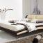 white modern leather beds