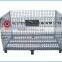 medium duty galvanized collapsible steel box pallet for warehouse