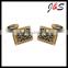 Wholesale custom high quality 316L stainless steel cufflink