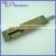 Modern brass surface mounted floor door lock bolt