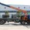 12ton Quicklift Compact Cranes,SQ12S4, Hydraulic Truck Crane With Telescopic Booms.
