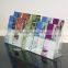 custom clear A5 acrylic brochure holder floor stand