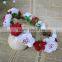 Colorful Small Flower Floral Bridal Crowns & Flower Wreaths for wedding accessories