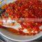 spicy condiment, hu-nan flavor steamed fish head with peppers