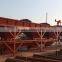 portable aggregates dosing machine PL800 with three hoppers used in concrete mixing equipment