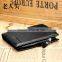 purse men genuine leather with zip customized design