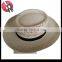 new style big wide brim straw cowboy hat porkpie style hat