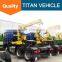 XCMG 10 tons hydraulic telescopic boom truck mounted crane cargo crane for sale