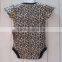 3pcs Outfits Leopard Set Baby Girls Romper Bodysuit Tutu Skirt Headband infants and newborn onesie