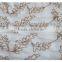 Wholesale new design beads embroidery organza lace fabric 2016