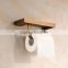 Popular Home hotel toilet tissue paper rack bronze retro tissue box