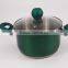Green Non-Stick Stainless Steel Casserole With Lid