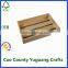 Wooden Carrying Crate Tray With Handles Unfinished Wood Serving Tray