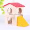Hamster wooden toy with colorful design