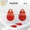 2015 New Product Waterproof RFID writable keyfobs/ key fob/ key tag