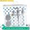 China hot sale mini pet travel set/plastic travel cosmetic bottle set/6pcs travel bottle set in pvc bag