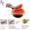 Hot Sale Factory Supply PVC Handle Stainless Steel Watermelon Slicer