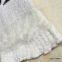 Black-white Color Long Type Elastic Haramaki Pants