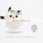 3D Plush cat animal fridge magnet ,resin half cat fridge magnet