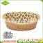 Wicker cat product portable house shaped willow cat basket with mat