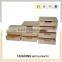 High quality and large capacity decorative storaging wooden drawer