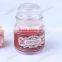 80ml 250ml 350ml glass wax jar glass candle holder with mushroom lid