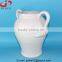with handle white ceramic large floor planters vase, tall white vases
