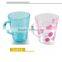 Polychrome reusable plastic bubble tea cup