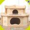 2017 New design wooden double floor pet house lovely wooden double floor pet house W06F030