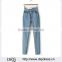 Classic High-Waist Slim Style New High Quality Fashion Casual Women Denim Jeans