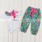 2017 Spring Girls Boutique Clothing Set Cotton Long Sleeve Baby Suit Baby Rompers White