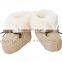 CX-SHOES-05E Wholesale Winter Sheep Leather Shoes Baby Snow Boot Baby Shoes