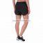 MGOO Hot Sale 100% Polyester Women Crossfit Shorts Transparent White Binding Dri Fit Shorts