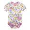 SR-228G short sleeve cotton clothing animal printed baby romper