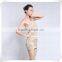 Hight quality wrinkle sleeveless evening dress for ladies,party dress