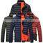 OEM service custom high quality padded jackets/ fashion designer men winter quilted jacket