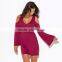 Backless women cotton dresses