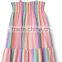 Baby clothes 2017 smocked custom baby clothing Wholesale summer kids girl stripe tier smock dress