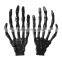 Black Plastic Embellishment Findings Skull Hand Halloween Ornaments