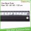 Cheap 30 cm promotional measuring two bevels aluminum metal scale ruler