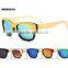 high quality cheap bamboo sunglasses PC frame mirror lenses sunglasses WPB6919