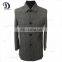 2017 Formal Business Small Check Men Wool Coat With Slant Welt