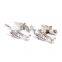 Fancy 3D trumpet sliver modeling cufflinks
