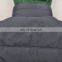2015 lastest design mens faux fur lining hooded embroidery fur vest