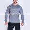 mens breathable exercise tops tight fit long sleeve t shirt