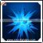 Wholesale party inflatable led star, inflatable lighting stripe star for music concert , led star with white and black for stage