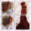 Aidocrystal Sex Red wedding hair accessories bridesmaid bridal hair pins blush silk flower hair accessory