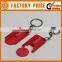 Customized Logo OEM Designed Plastic Coin holder Keychain