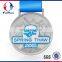 Promotion America Flag Medal with Antique Silver Plating